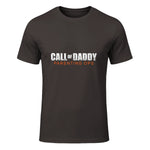 Gamer Dad Call of Daddy Call of Dad Parenting Ops in Dark Chocolate - front view