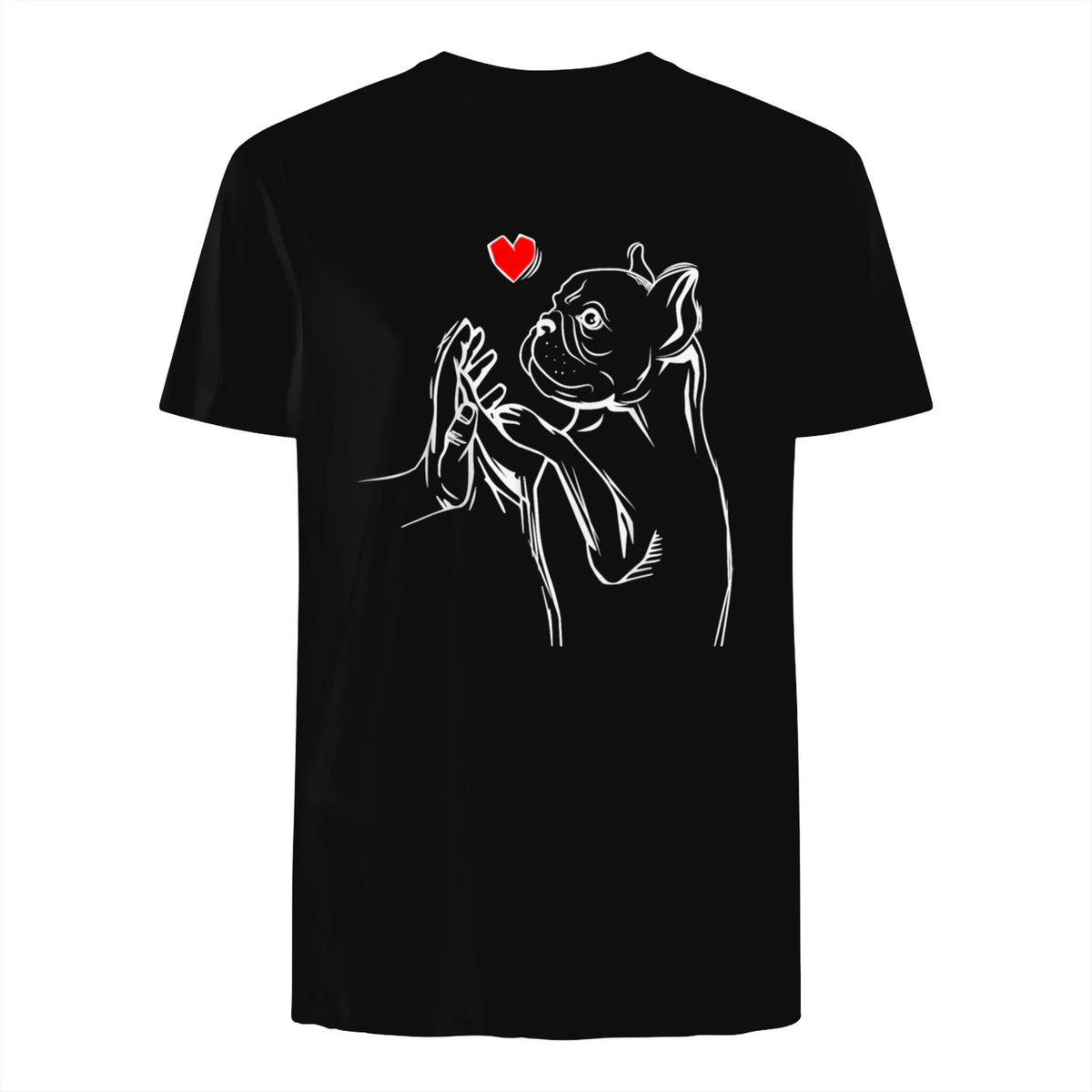 Bulldog Love in Black - back view