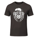 Grandfather Grandpa Son Daughter Children Gift Vatertag Schwarz Small Classic Fit Cartoon Bär Family Män in Dark Chocolate - front view