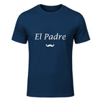 Amour Humour fête des père Super Papa EL Padre in Navy - front view