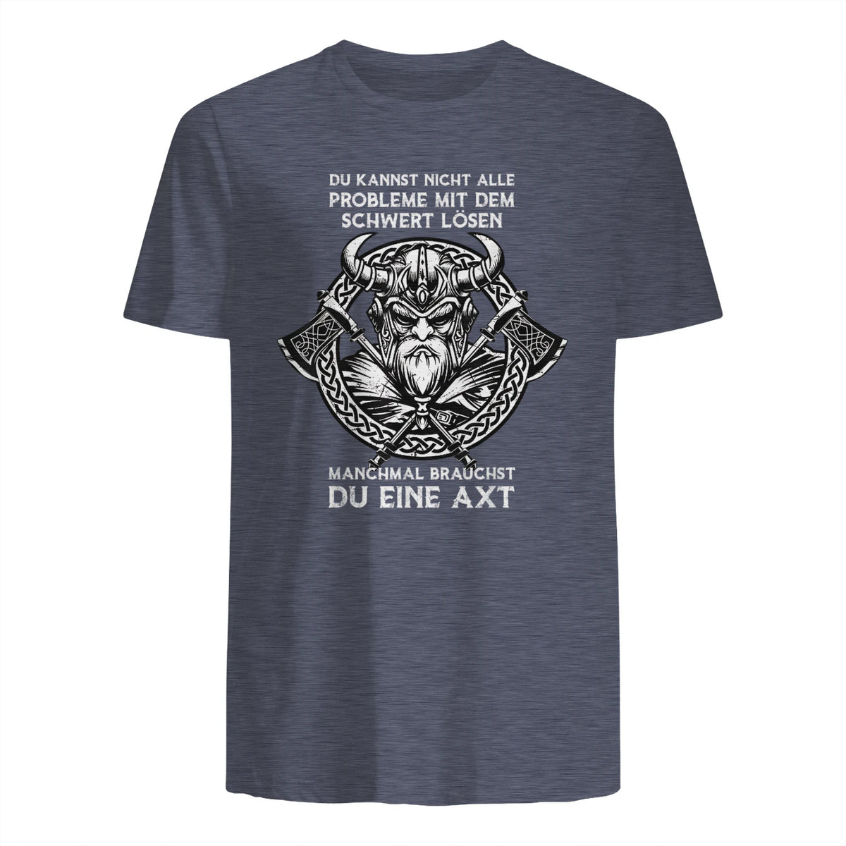 Manchmal brauchst Du eine Axt Son of Odin Valhalla in Heather Navy - back view