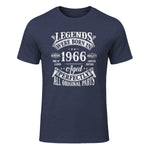 Vintage Sixtieth Birthday Shirt T-Shirt in Heather Navy - front view