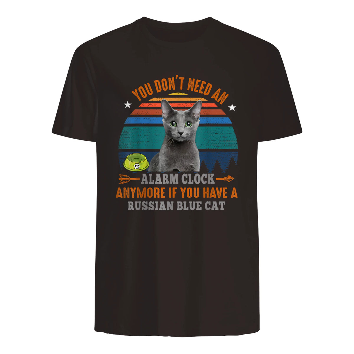 Chat – You Don't Need an Alarm Clock, Anymore, bleu russe in Dark Chocolate - back view