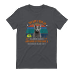 Chat – You Don't Need an Alarm Clock, Anymore, bleu russe in Charcoal - back view