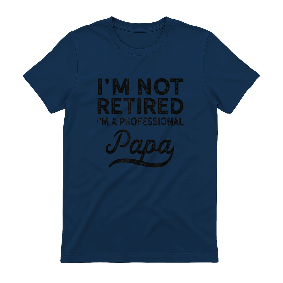 I'm Not Retired A Professional Papa in Navy - back view