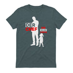 Vater Tochter Partnerlook Vatertag Papa Tochter in Dark Heather - back view