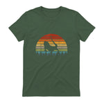 Dragon barbu - Graphique rétro - Lover vintage in Military Green - back view