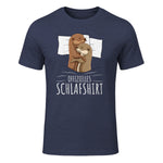 Offizielles Schlafshirt Otter Schlafanzug Seeotter in Heather Navy - front view