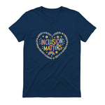 Inclusion Matters Special Education Teacher Autism Awareness in Navy - back view