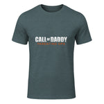 Gamer Dad Call of Daddy Call of Dad Parenting Ops in Dark Heather - front view