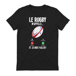 Joueur De Rugby in Black - back view