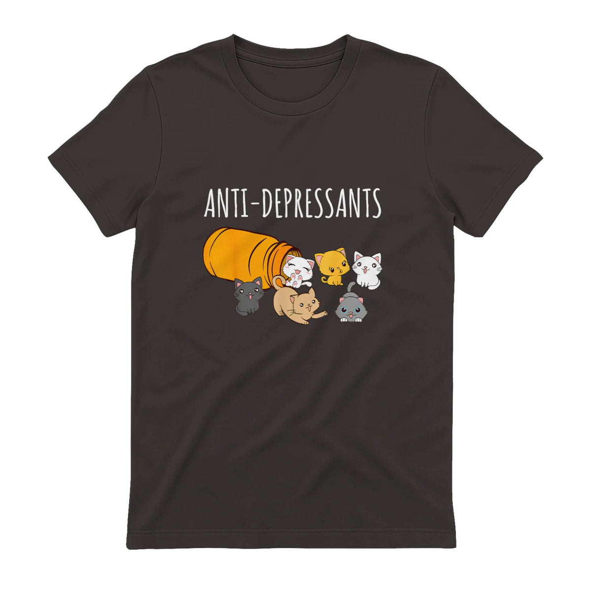 Anti-dépresseurs Chat Collection Chats Kitty Cat in Dark Chocolate - back view