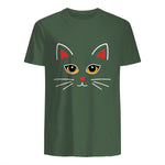 Costume de chat mignon amant de chat in Military Green - back view