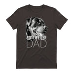 Dog Dad Rottweiler – Chiens Papa in Dark Chocolate - back view