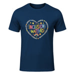 Inclusion Matters Special Education Teacher Autism Awareness in Navy - front view