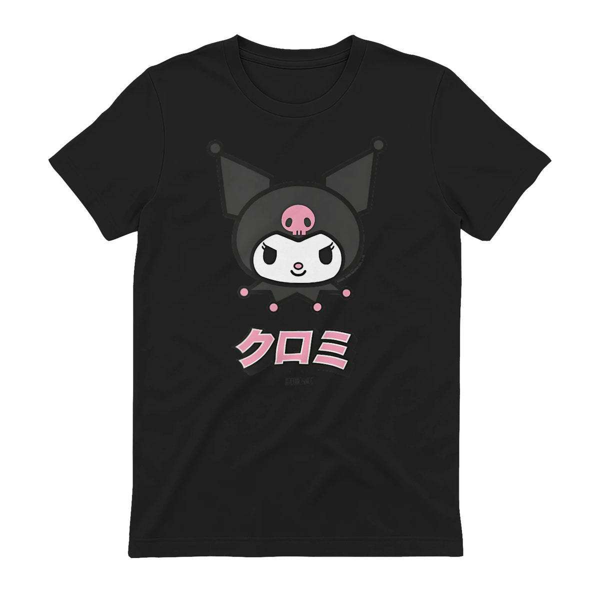 Kuromi Sanrio Character Classic Japan Design in Black - back view