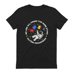 Autism We are All Under The Same Stars Space Astronaut in Black - back view