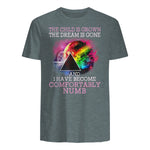 The Child Is Grown The Dream Is Gone Comfortably Number T-Shirt in Dark Heather - back view