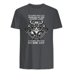 Manchmal brauchst Du eine Axt Son of Odin Valhalla in Charcoal - back view