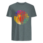 Drôle Basketball Une Fille Qui Joue Au Basket in Dark Heather - back view