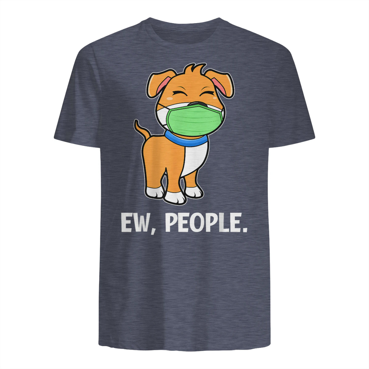 Beurre Personnes Maladie Symptômes Maladie Chien in Heather Navy - back view