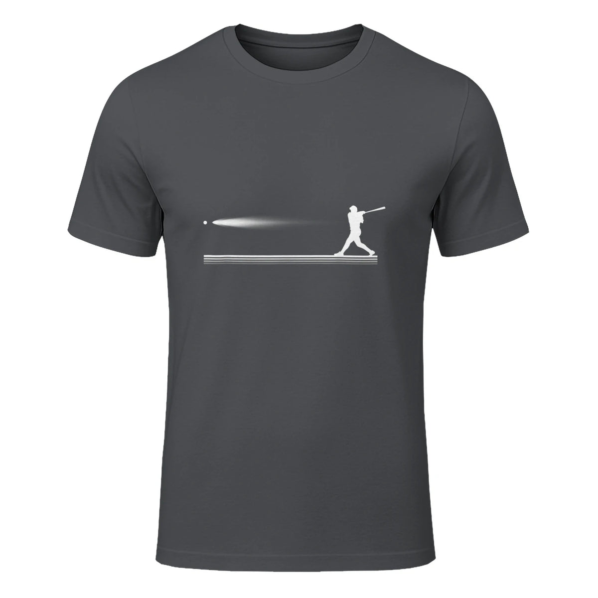 Baseball Apparel - Baseball T-Shirt in Charcoal - front view