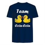 Citation Canard Enfant Humour Team Canards Coin-Coin in Navy - back view