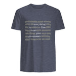 Everything Is Fine Trust Your Government Conspiracy Theory in Heather Navy - back view