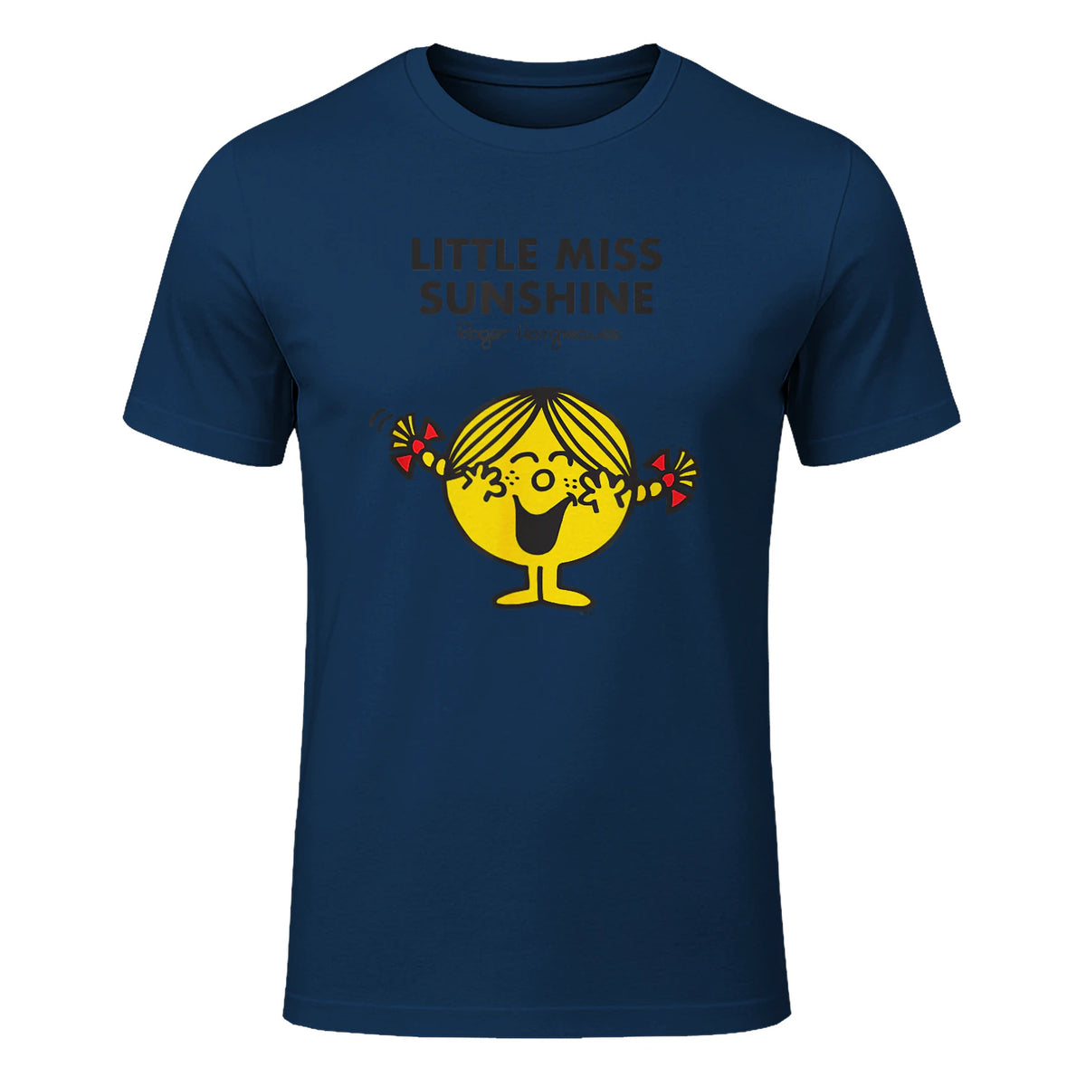 Mr. Men Little Miss Sunshine T-Shirt in Navy - front view