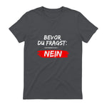 GIGATEMP Herren Männer Sprüche Lustig Witzig Schwarz Halbarm Klein EU XS Regulär Casual Funny Slogan Vat in Charcoal - back view