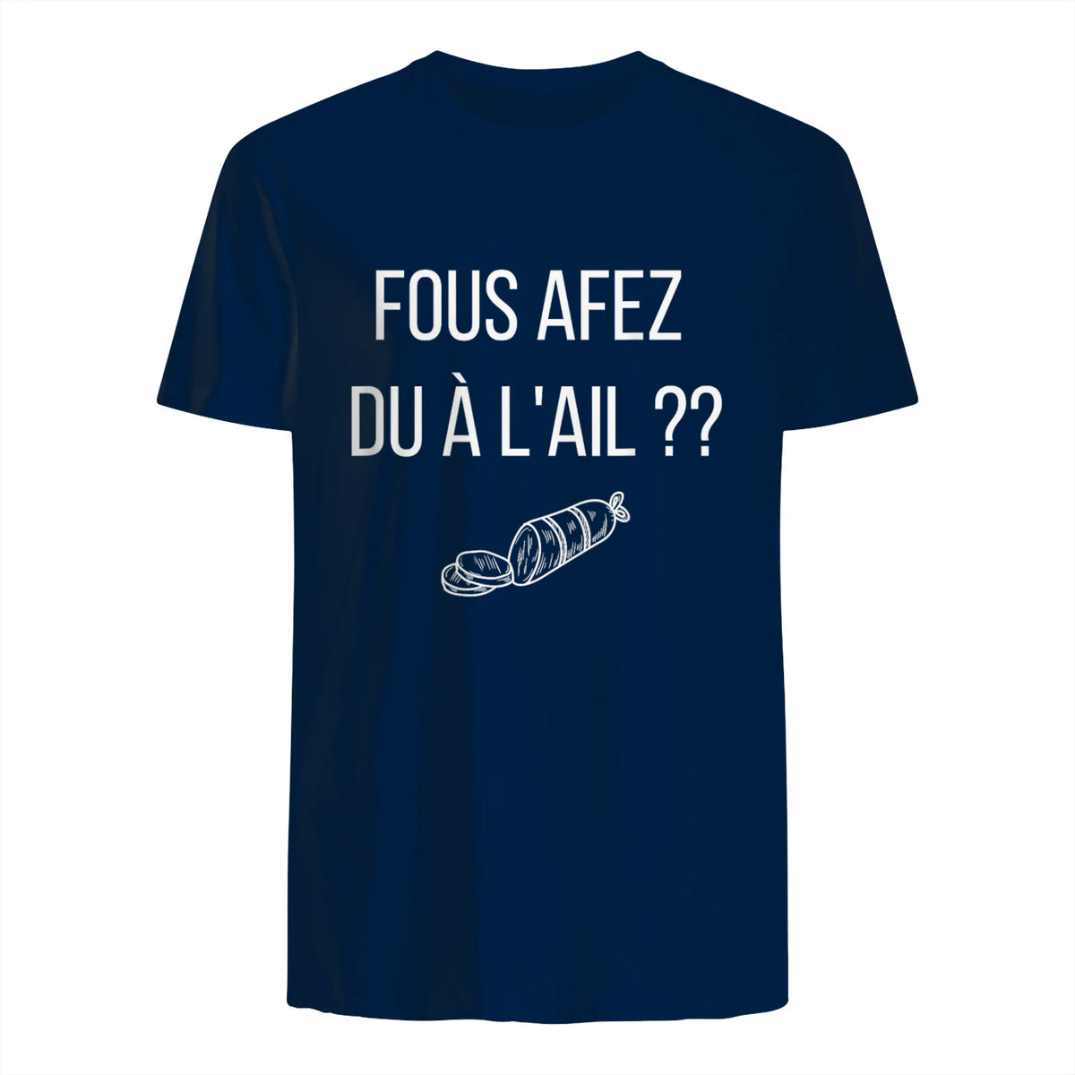 Fous afez du a l'ail in Navy - back view