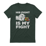 Autism Awareness for Parents of Autistic Kids T-Shirt in Forest Green - back view