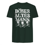 Opa & Großvater Männer Geschenke Vintage Totenkopf Schwarz, S Herren, Halbarm, in Forest Green - back view