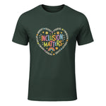 Inclusion Matters Special Education Teacher Autism Awareness in Forest Green - front view