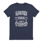 Vintage Sixtieth Birthday Shirt T-Shirt in Heather Navy - back view