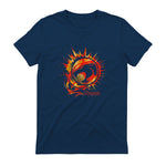 Thundercats Flare Circle Logo T-Shirt in Navy - back view