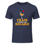 Frais comme Un Ricard - Ricard Pastis Apéro in Heather Navy - front view