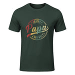 Bester Papa Der Welt Vatertagsgeschenk in Forest Green - front view