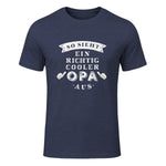 So Sieht EIN richtig Cooler Opa aus Großvater in Heather Navy - front view
