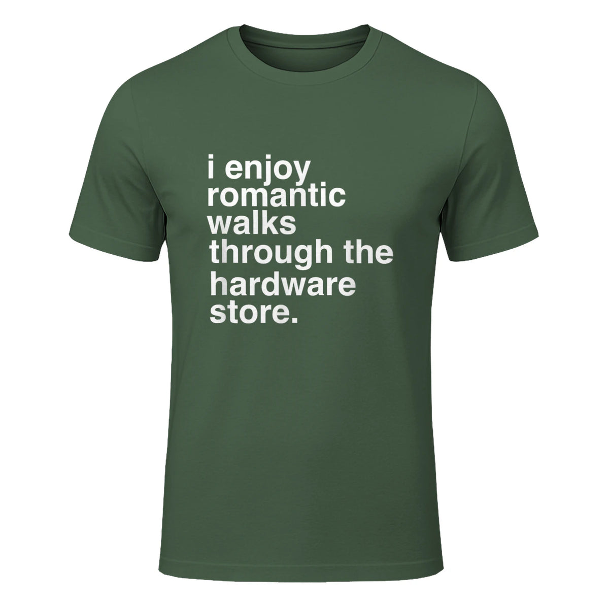 Funny Dad Handyman Hardware Store Tools Gift in Military Green - front view