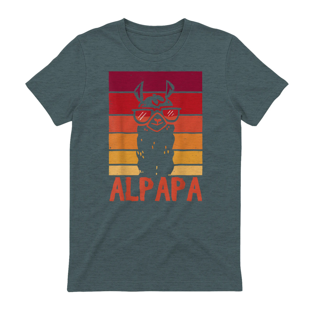 Auf ALPAPA.de mehr für Papa, Mama & Baby im Partnerlook in Dark Heather - back view