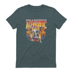 Autism Meme Funny Tism Squelette Autistique et Gay Humour in Dark Heather - back view