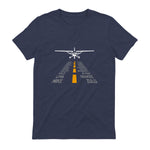 Avion RC Pilot Aéroport Piste Phonetic Alphabet Petit Avion in Heather Navy - back view