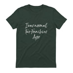 French Bulldog Owner Gift I Was Normal Two Frenchies Ago in Forest Green - back view
