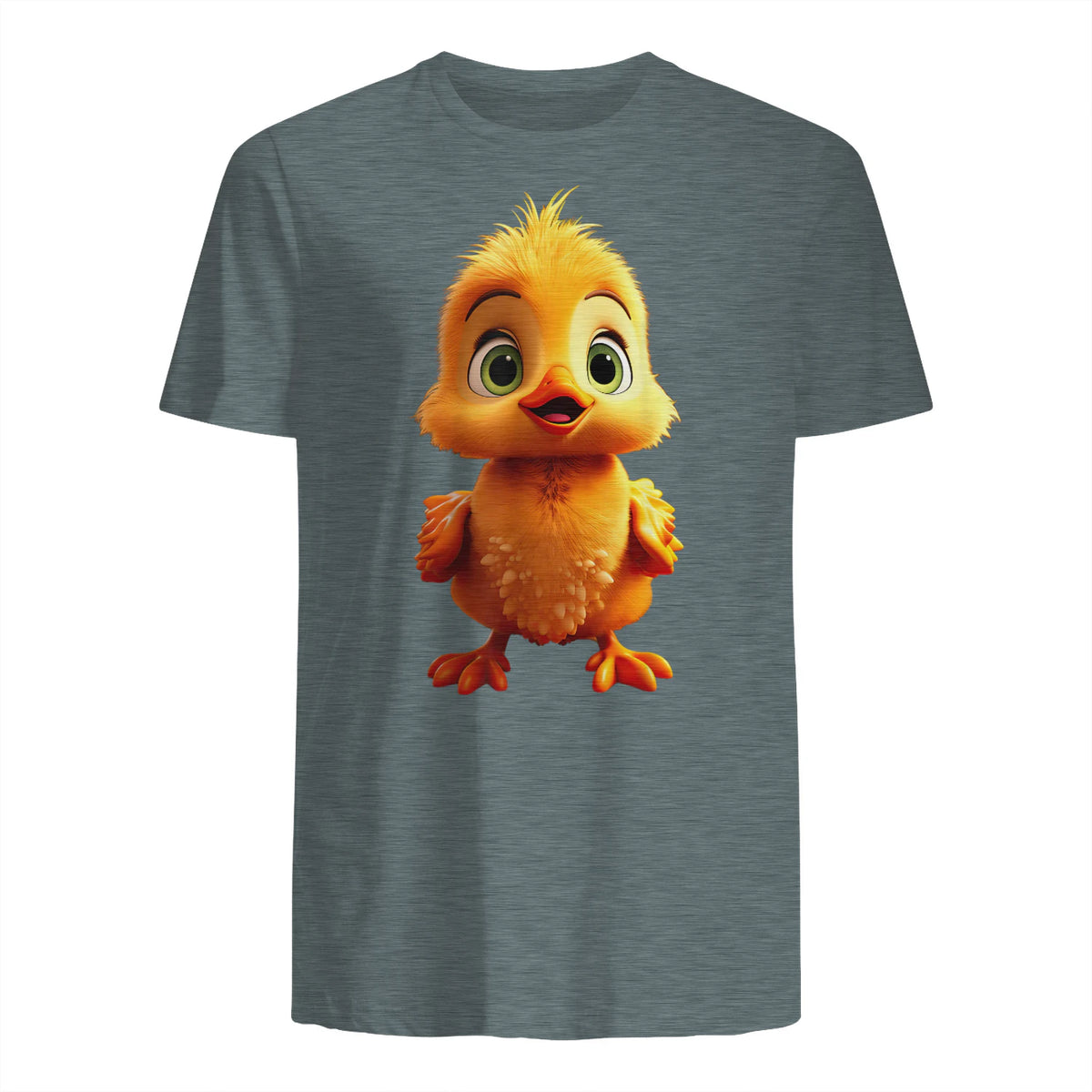 Canard Bébé Canard Mignon Poussins Canetons Petits Canards in Dark Heather - back view