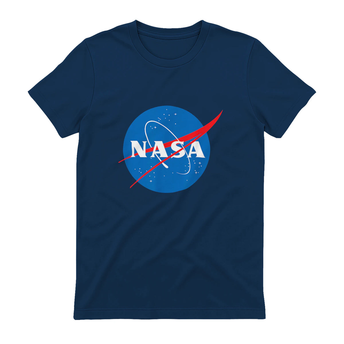 NASA Meatball Official Logo T-Shirt in Navy - back view