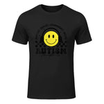 Autism Awareness Acceptance Special Education Teacher Kids T-Shirt in Black - front view