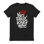 No Faux King Way T-Shirt in Black - back view