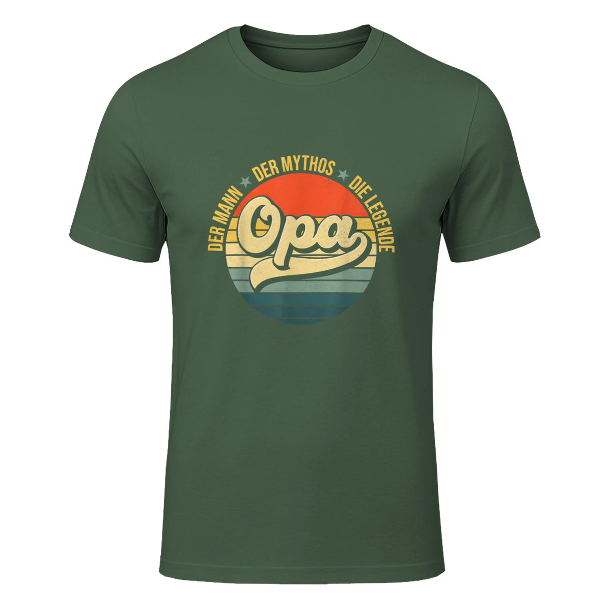 Opa Geschenke Lustig Großvater Geschenkidee Spruch Opa in Military Green - front view