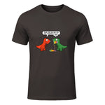 Dude Did You Eat The Last Unicorn Funny Dinosaur in Dark Chocolate - front view